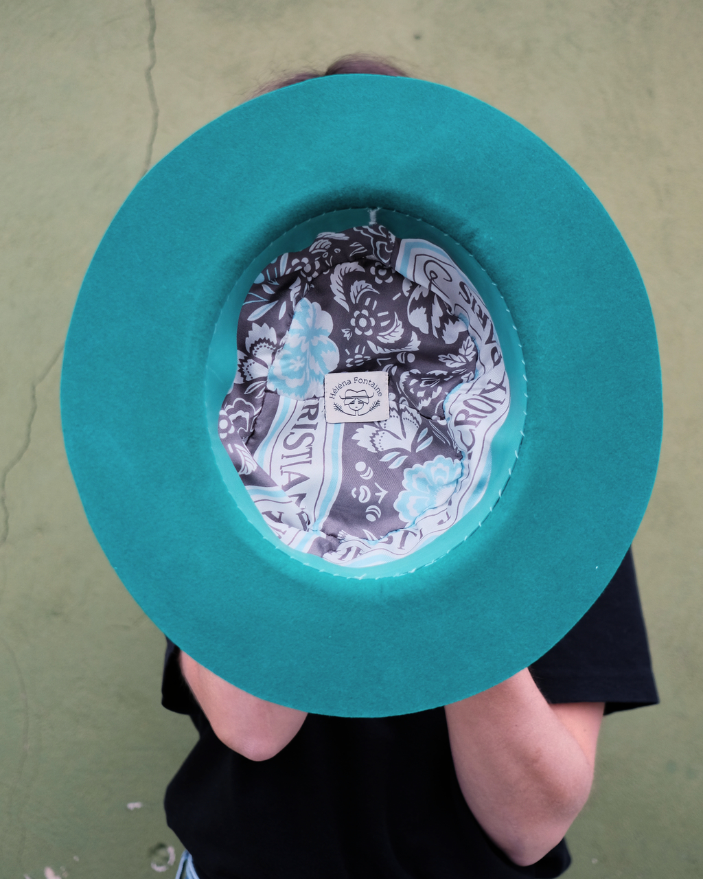 Emerald Velvet Fedora